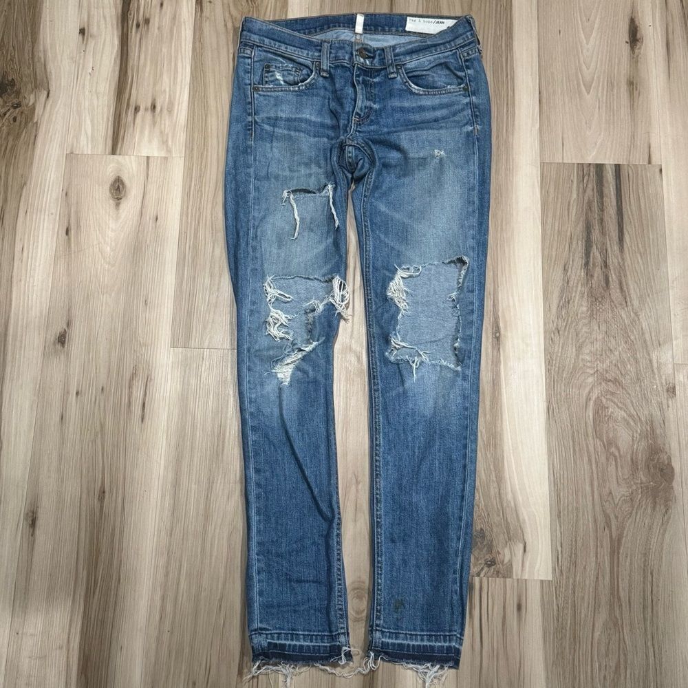 Rag & Bone Dre Kennedy Distressed Jeans Women’s 24